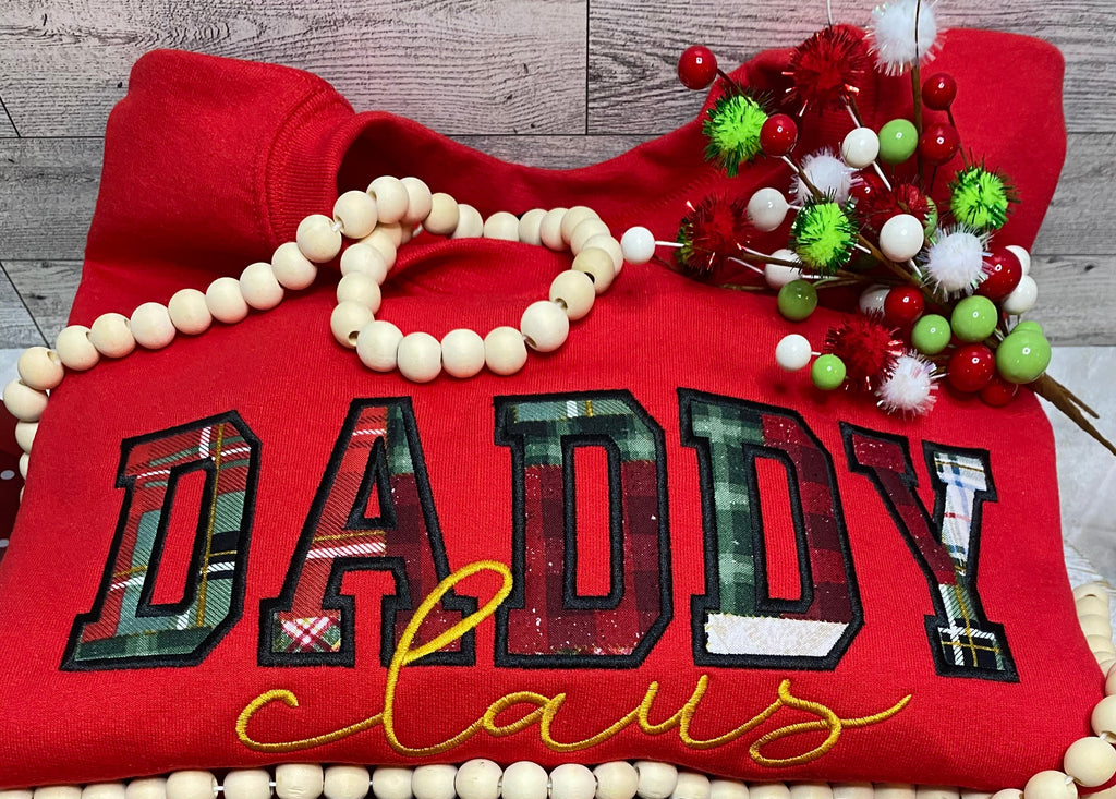 “Daddy Claus” Embroidered Sweatshirt
