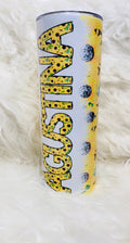 20 oz Sunflower Tumbler w/name